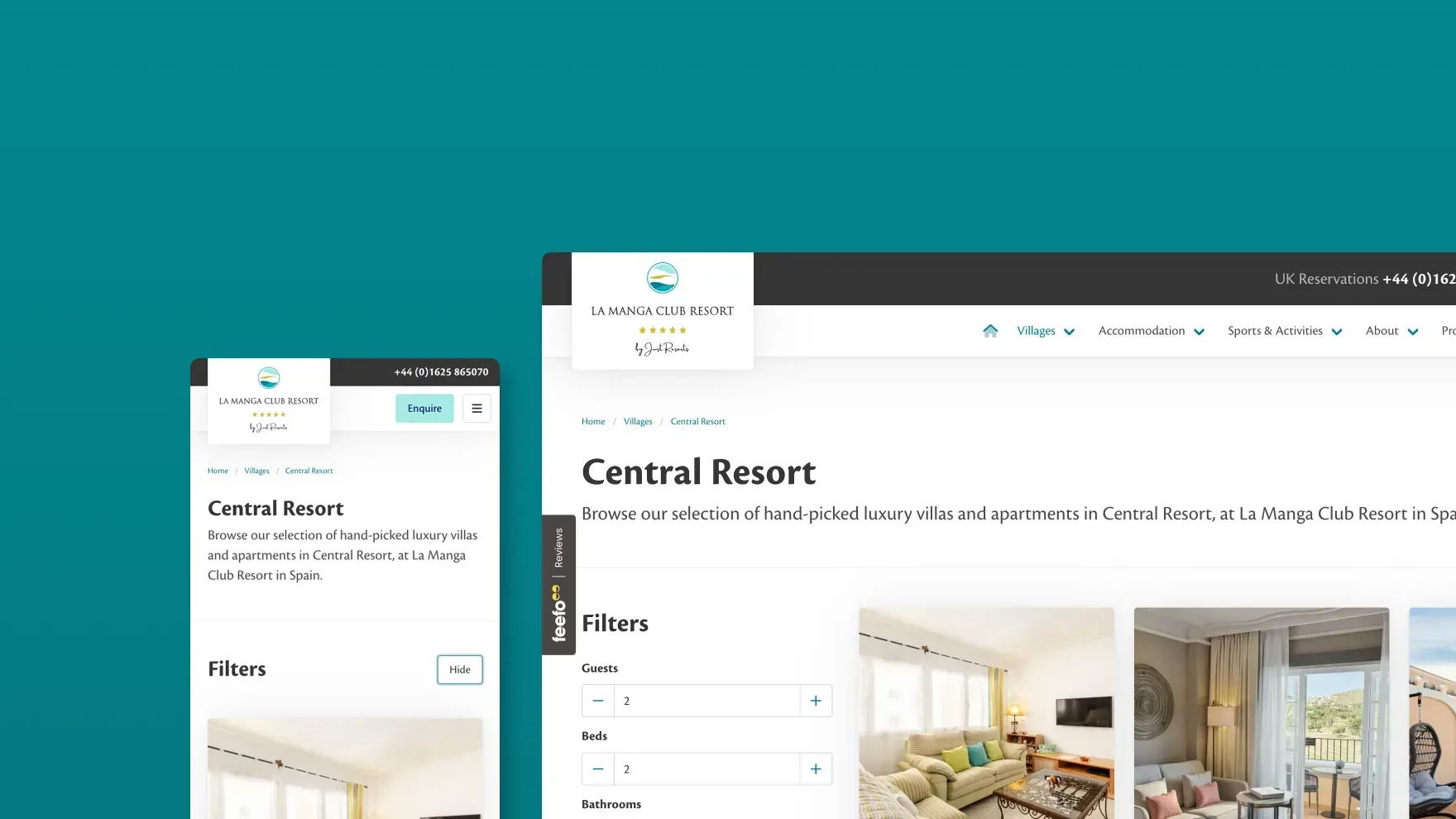 La Manga Club Resorts screens